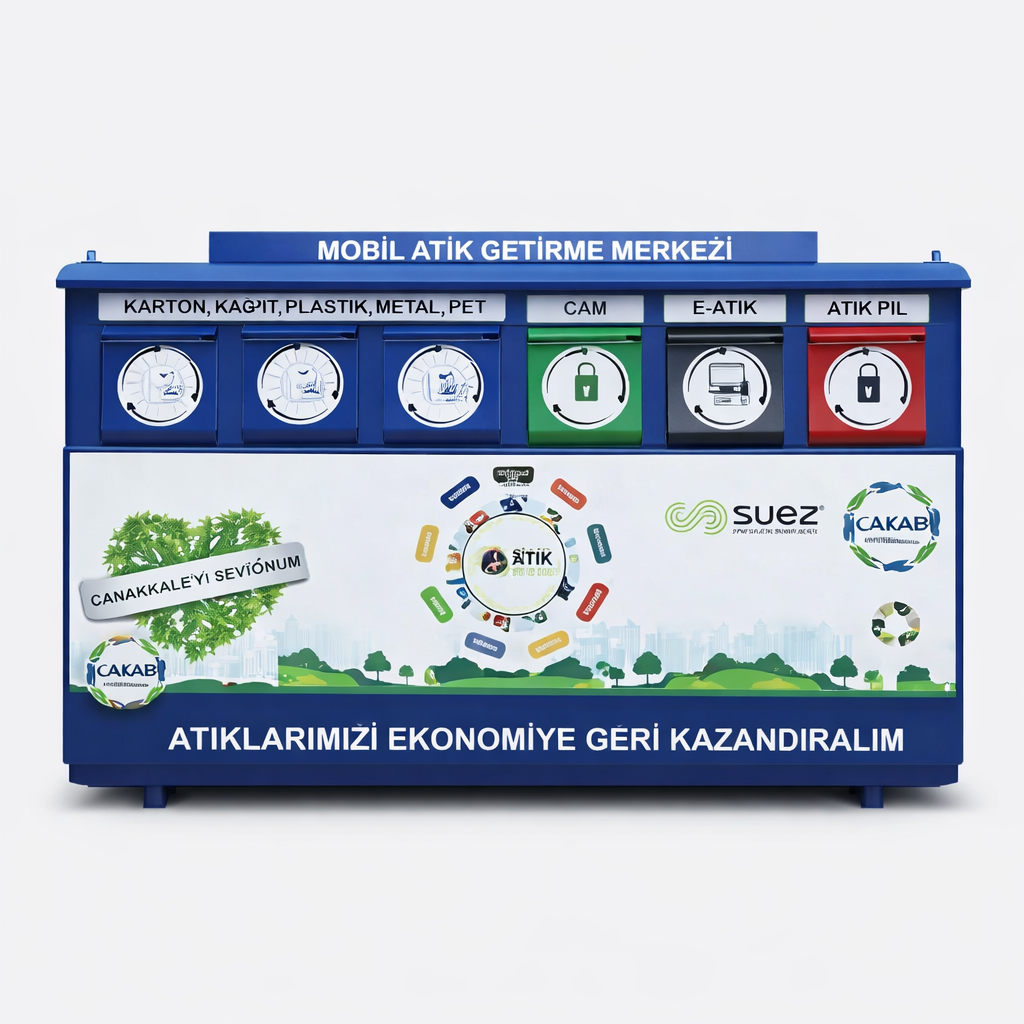 6'lı Mobil Atık Getirme Merkezi