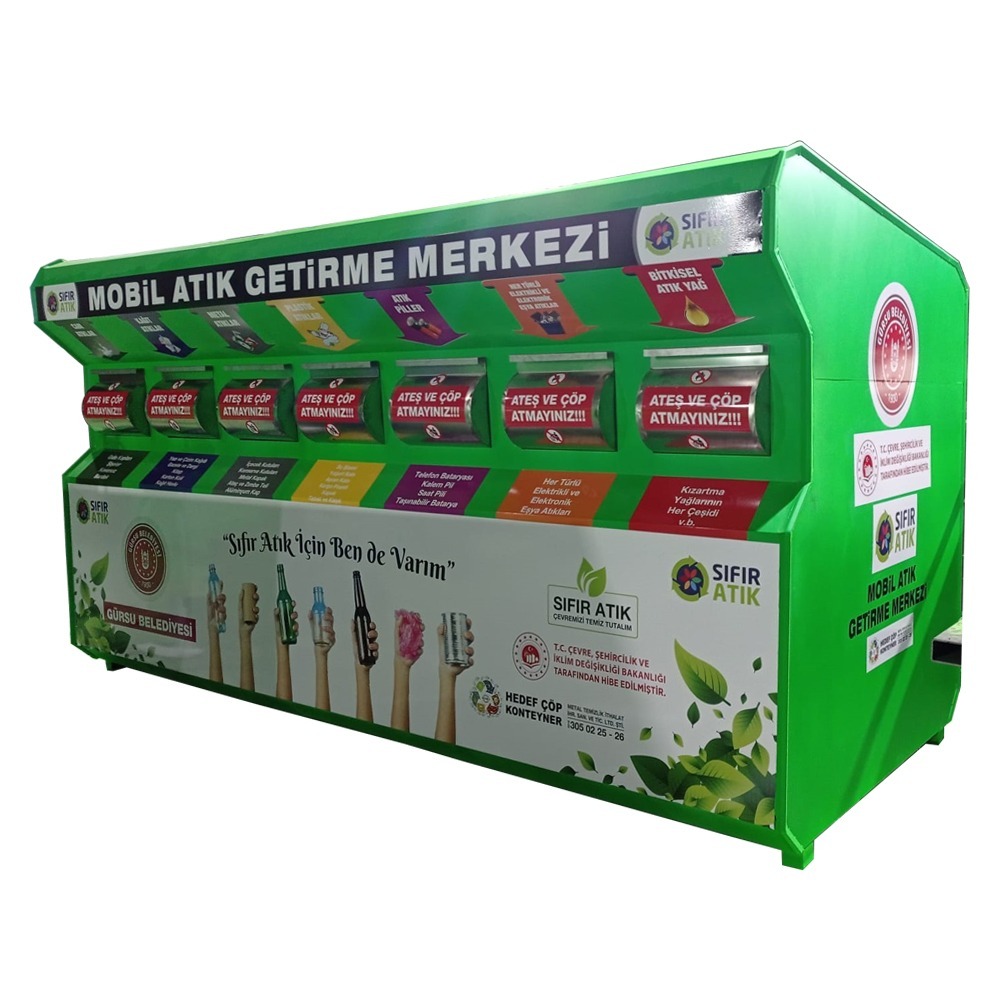 7'li Mobil Atık Getirme Merkezi