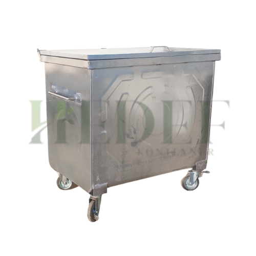 1100 Litre Orjinal Galvaniz Çöp Konteyneri