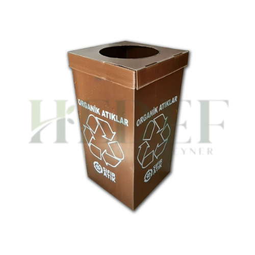 Polikarbon Sıfır Atık Kutusu – Organik Atıklar (Kahverengi)
